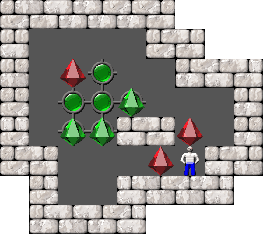 Sokoban Kevin 16 level 81